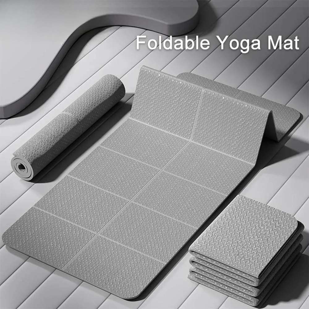 Pilates Yoga Mat Thickness - 4mm 두께의 TPE 소재로 제작된 접이식