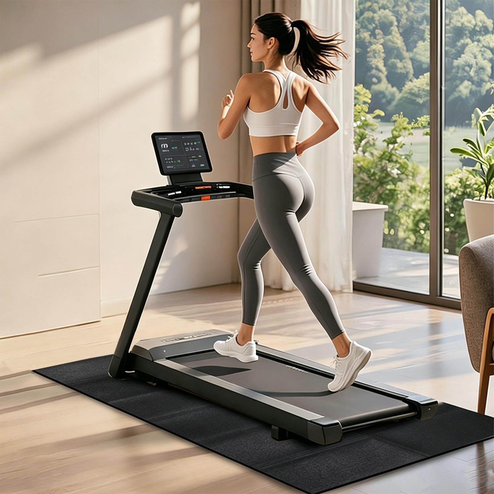 런닝머신 매트 진동 흡수 헤비 듀티 런닝머신 바닥 매트 - Pilates Yoga Studio 리뷰 및 가격