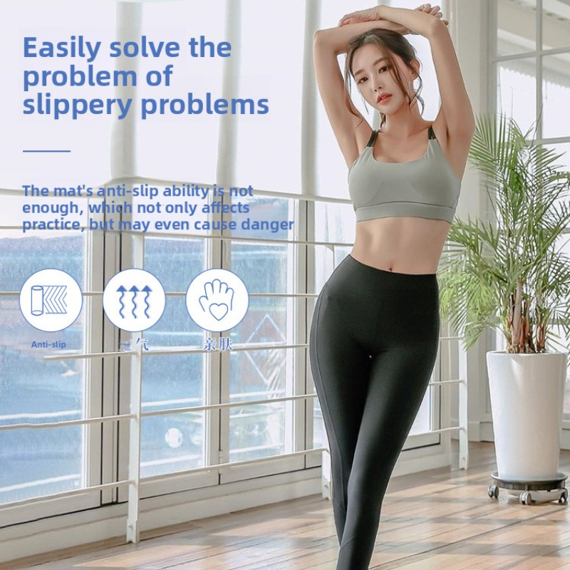새로운 고급 트렌디 미끄럼 방지 요가 매트 단색 고무  - Pilates Yoga Mat Thickness 리뷰 및 가격