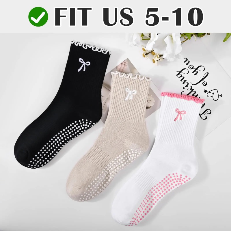 프로페셔널 요가 양말, 면 스트랩 실리콘 미끄럼 방지  - Pilates & Yoga Elastic Band 리뷰 및 가격