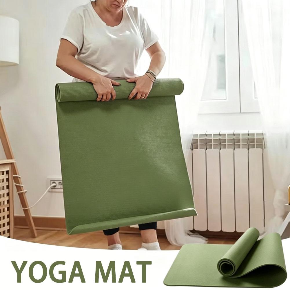 두꺼운 요가 매트 미끄럼 방지 스포츠 피트니스 매트 E - Pilates Yoga Mat Thickness 리뷰 및 가격