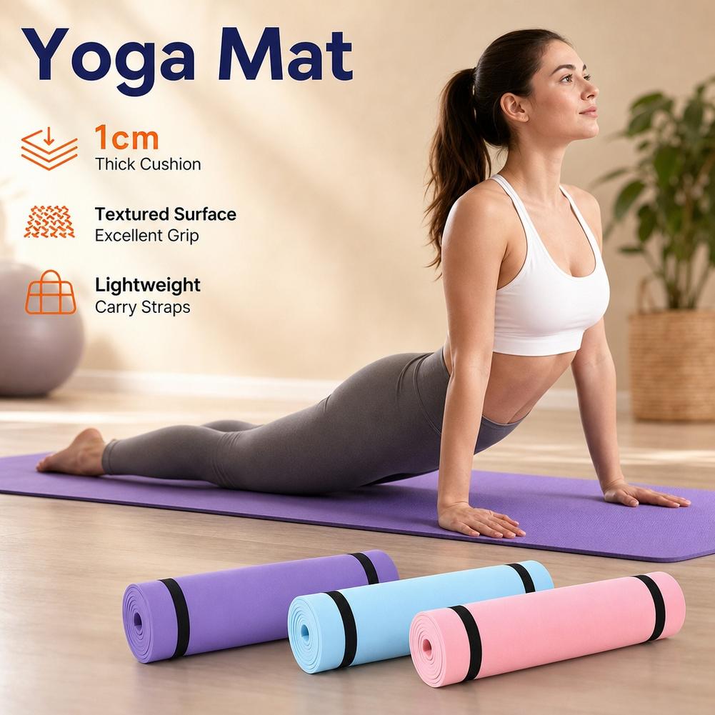 6mm 두께의 요가 매트, 미끄럼 방지 기능, 야외용, - Pilates Yoga Mat Thickness 리뷰 및 가격